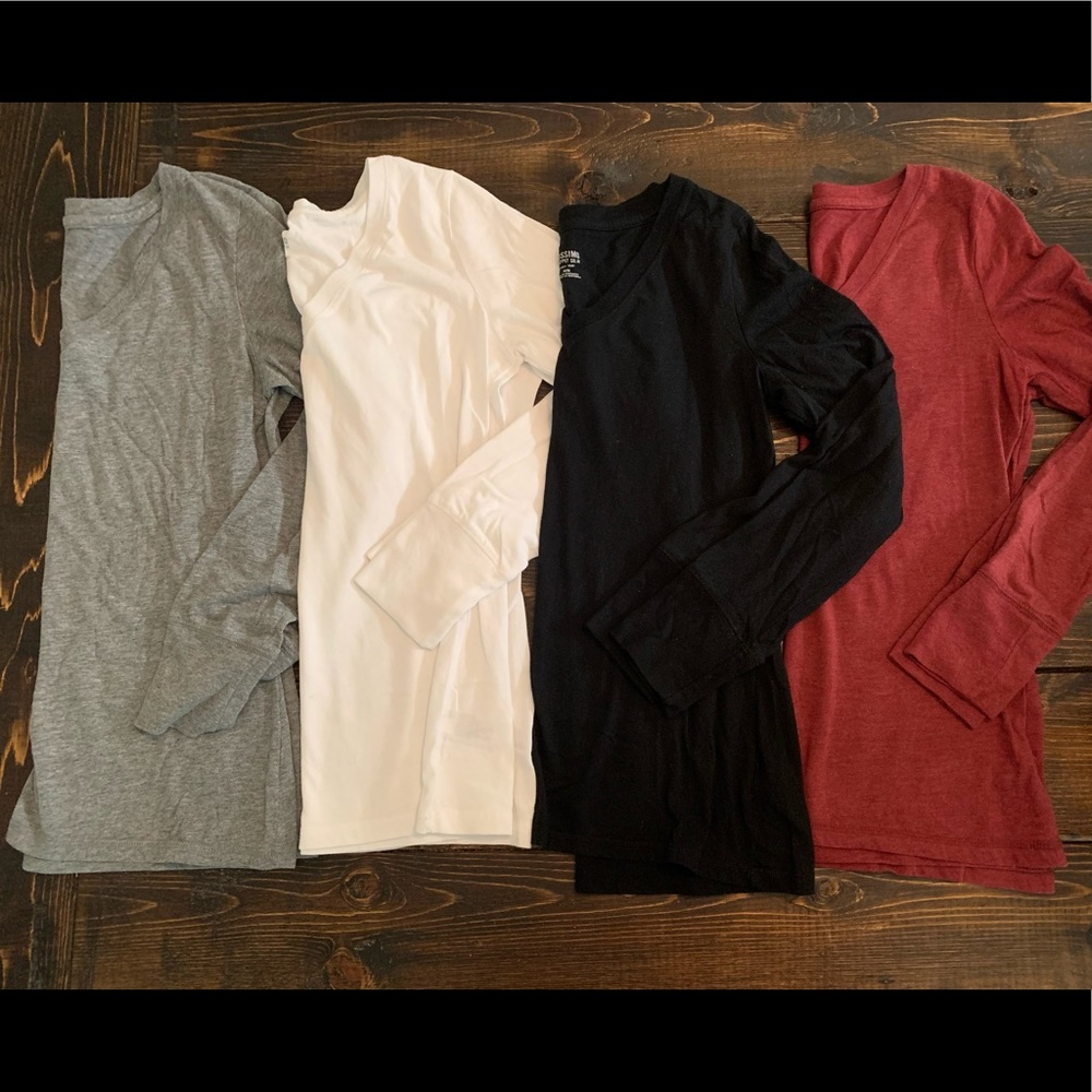 Mossimo Long sleeve shirts (4) Sz M